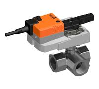 Belimo Vanne À Bille 3 Voies Rp1-1/2 Kvs14 24VAC/DC 90s 2/3-Point 20Nm IP54 R3040-BL3/SR24A