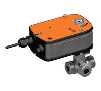 Belimo Vanne À Boule 3 Voies G1-1/4 Kvs21 24VAC/DC Cas De Défaillance 75s 2-Point 4Nm IP54 SPDT R520/LRF24-S