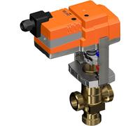 Belimo Vanne à Globe 3 Voies 15mm G1-1/4 Kvs6.3 24VAC/DC 150s BACnet 0-10/2-10V 1000N IP54 H520B/NV24A-MOD