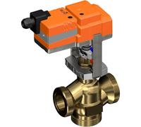 Belimo Vanne à Globe 3 Voies 15mm G2-1/4 Kvs25 24VAC/DC 150s BACnet 0-10/2-10V 1000N IP54 H540B/NV24A-MOD