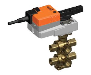 Belimo Vanne De Régulation 6 Voies Rp3/4 Kvs2.5/1.6 24VAC/DC 90s MP-Bus 0-10/2-10V 10Nm IP54 R3020-2P5-1P6-B2/NR24A-MP