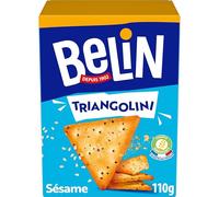 BELIN - 1 Paquet de Crackers Belin Triangolini 110g - A Partager entre Amis ou en Famille pour les Apéros - Fabriqué en France - 110g