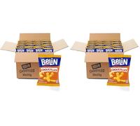 BELIN - Biscuits Soufflés Croustillants Goût Emmental - A Partager entre Amis ou en Famille pour les Apéros - Format Individuel Pratique - Sans Colorant Sans Conservateur - Carton de 30 sachets de 35g