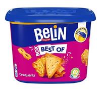 BELIN CRACKERS Box Best Of 205g : savourez un assortiment de crackers parfaits pour l'apéritif- Lot De 4