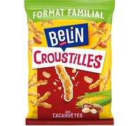 Éditions Belin Les Croustilles Biscuits Apéritif à la Cacahouète 138 g