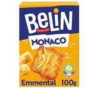 Belin Monaco - Crackers Salés à l'Emmental - Idéal pour l'Apéro - 8 Boîtes x 100 g