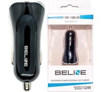 Beline Ład. Seul. 1Xusb A 1Xusb-C 5A 30W Noir/Noir (Tête seule)