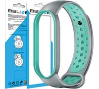 Beline Design Mi Band 7/6/5 bracelet gris-vert/gris-vert