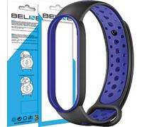 Beline Design Mi Band 7/6/5 Noir Et Bleu /Noir Et Bleu