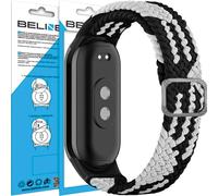 Beline Mi Band 9/8 bracelet textile noir/blanc