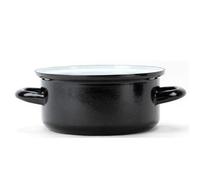 BELIS Belis/Sfinx Casserole émaillée standard noire, 16 cm, 1,4 l