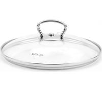 Belis | Couvercle en verre 16 cm - Poignée en acier inoxydable - Fiable et polyvalent - Parfait pour les casseroles