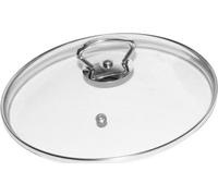 Belis | Couvercle en verre 18 cm - avec poignée en inox - polyvalent - pour cuisiner en toute sécurité - résistant à la chaleur