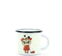 Belis /SFINX Tasse en émail pour enfants 7cm/ 0,25l Hibou avec coccinelle