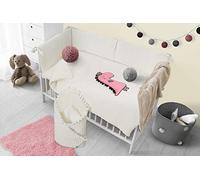 Belisima 5902012149843 Dino Parure de lit avec 6 zircones Écru Rose