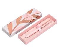 BELIUS Stylo rose aluminium rose/or rose encre bleue boîte design