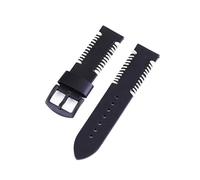 Belivceng Bracelet de montre classique en cuir, bracelet facile à changer grâce à ses barrettes à ressort à dégagement rapide, tailles 20 mm et 22 mm,Noir,22 mm