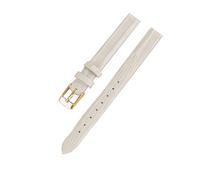 Belivceng Bracelet de montre fin en cuir véritable, motif lézard, pour femme, bracelet de remplacement de 8 à 16 mm,Abricot - Rose,14 mm