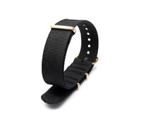 Belivceng Bracelet de rechange en nylon pour bracelet de sport - Accessoire pour bracelet de poignet 18 mm 20 mm 22 mm 24 mm,Boucle à épingle dorée A,20 mm