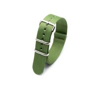 Belivceng Bracelet de rechange en nylon pour bracelet de sport - Accessoire pour bracelet de poignet 18 mm 20 mm 22 mm 24 mm,Boucle à épingle argentée B,22 mm