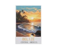 Belize, Amérique Centrale，Puzzle 1000 Pièces Adultes,Jigsaw Puzzle DIY Jouets Enfants Cadeaux Accueil Décors Jouets Jeux Amusants Grand Cadeau Éducatif pour Enfants Impossible Puzzle（75x50cm）-AJ58