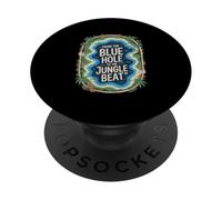Belizean Pride « Blue Hole to The Jungle Beat » PopSockets PopGrip Adhésif