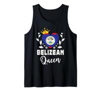 Belizean Queen Belize Flag Proud Belizean Woman Débardeur