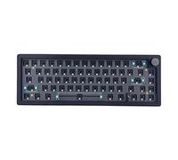 BELJE Clavier filaire GMK67 compact mécanique rétroéclairé RVB 2,4 G, clavier de jeu portable 67 touches avec bouton multimédia, fournitures de bureau pour salle de jeux, maison, 15,755,911,97 cm