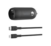 Belkin - Adaptateur secteur pour voiture - 30 Watt - 3 A - Fast Charge, Power Delivery 3.1 (USB-C 24 broches) - NoirRechargez un