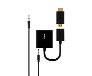 Belkin - Adaptateur Universel VGA vers HDMI avec Port Micro-USB - Noir