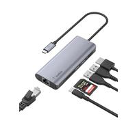 Belkin CONNECT USB-C 6-in-1 Multiport Adapter - station d'accueil - USB-C - HDMI - GigE