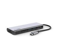 Hub USB-C - Belkin - Station d'accueil 7 ports - Power Delivery 100 W - HDMI 4K - RJ-45