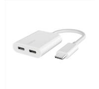 Belkin F7U081BTWH hub & concentrateur USB Type-C Blanc
