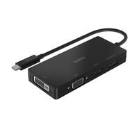 Belkin Adaptateur Vidéo USB-C vers HDMI / VGA / DVI / DisplayPort 4K 60Hz Noir