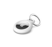 Belkin Anneau de protection avec attache en métal (protection pour AirTag, accessoire résistant aux rayures, blanc)
