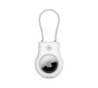 Belkin Anneau de Protection avec Câble Métallique (Protection pour AirTag, Accessoire Résistant aux Rayures, Blanc)
