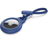 Belkin Anneau de protection avec cordon d'attache (protection pour AirTag, accessoire résistant aux rayures, bleu)