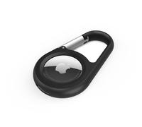 Belkin Anneau de protection avec mousqueton (protection pour AirTag, accessoire résistant aux rayures, noir) pour Téléphone cellulaire, Cas