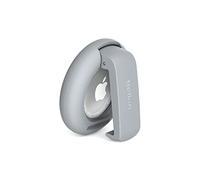 Belkin Anneau de protection avec pince pour AirTag Apple (porte-clé, protection antirayure, gris clair)
