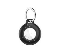 Belkin Anneau de Protection étanche avec Attache en métal pour AirTag (Protection Durable et antirayure, pour Porte-clés, Colliers d'animaux domestiques, Bagages, Sacs à Dos, etc. Noir, Pack de 1)