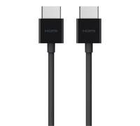 Belkin AV10168bt2M-BLK, 2 m, HDMI Type A (Standard), HDMI Type A (Standard), 4096 x 2160 pixels, 18 Gbit/s, Noir