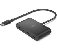 Belkin AVC018btBK Hub USB 4 ports USB-C® USB 3.2 Gen2 10 GBit/s avec fiche mâle USB-C noir AVC018btBK