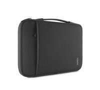 Belkin B2B081-C00 Housse 11" Noir Unisexe Toison, Compatible MacBook Air/Chromebooks, Poche Frontale Zippée, Taille écran max. 27.9cm
