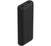 Belkin BoostCharge Batterie Externe 20000mAh 3 Ports avec PD 20W, Power Bank, Batterie Portable pour iPhone 16, 15, 14, 13, 12, AirPods, Galaxy, Pixel, etc., Design Compact, câble USB-C vers USB-C
