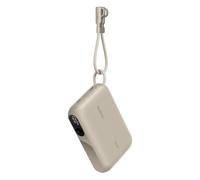 Belkin Batterie Externe 10000mah, Power Bank Charge Rapide avec 2 Ports USB-C (Chargeur Portable, écran, 20 W, pour l'iPhone 16 et 15, Samsung Galaxy S25 et S24, Pixel 9, iPad, etc., Beige)