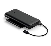 Belkin Batterie externe Boost Charge Stand 10K (socle rétractable pour smartphone, recharge rapide double port USB-C et port USB, iPhone 13, 13 Pro, 13 Pro Max, 13 mini et modèles antérieurs, noir)