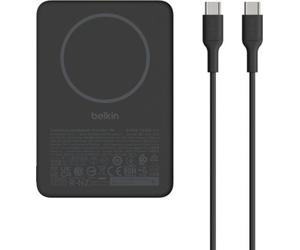 Belkin - Batterie Externe Boostacharge 7.5w Magnetique Noir