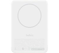 Belkin Batterie externe BoostCharge 10000 mAh Qi2 Anneau magnétique 2 ports USB‑C 15W Blanc
