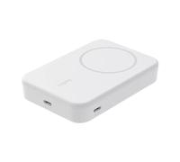 BATTERIE DE SECOURS INDUCTION 8.000 MAH MAGSAFE Qi2 15W + USB-C PD 20W - FONCTION STAND - BLANCHE - BELKIN