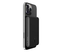 Belkin Batterie externe sans fil magnétique 2500mAh, chargeur portable compatible avec MagSafe pour iPhone 14, 13, 12, charge rapide petite capacité compact mini 2K, câble USB-C/USB-C inclus, Noir